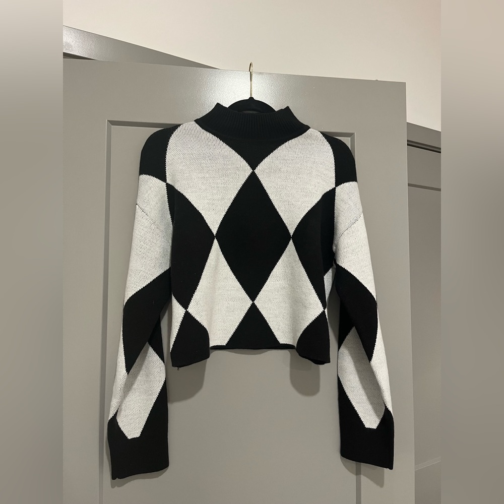 Black and White Sweater